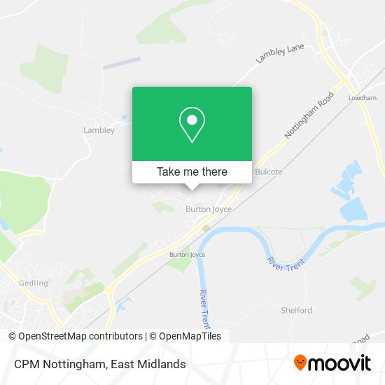 CPM Nottingham map