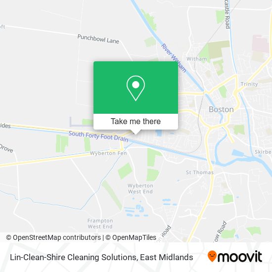 Lin-Clean-Shire Cleaning Solutions map