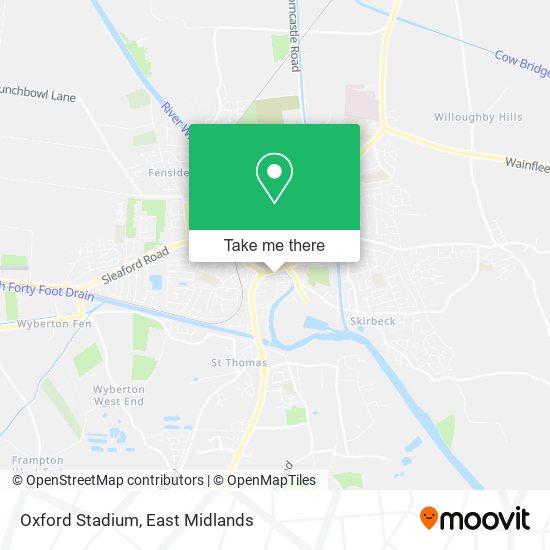 Oxford Stadium map