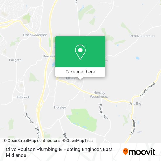 Clive Paulson Plumbing & Heating Engineer map