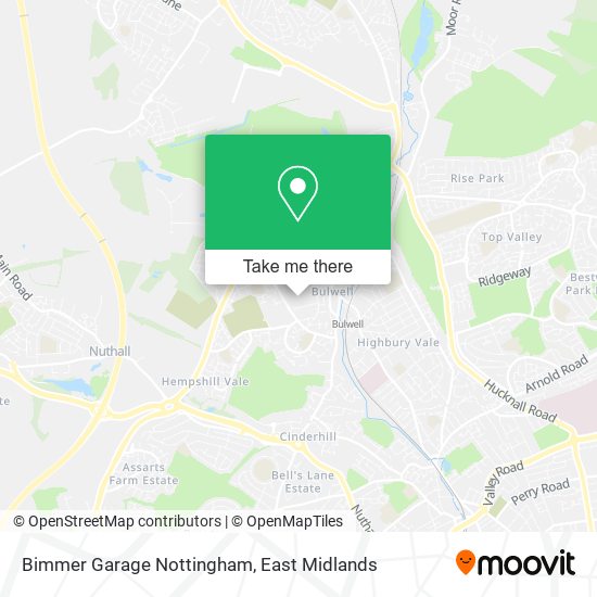 Bimmer Garage Nottingham map