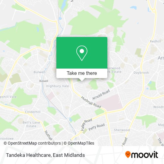 Tandeka Healthcare map