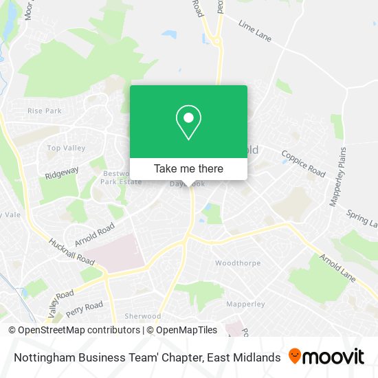 Nottingham Business Team' Chapter map