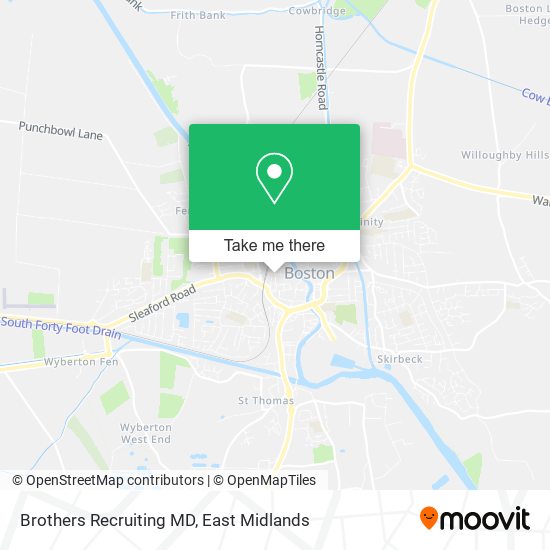 Brothers Recruiting MD map