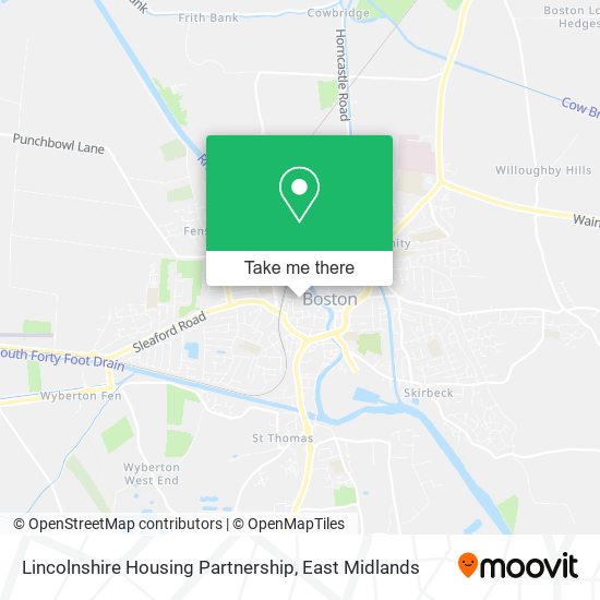 Lincolnshire Housing Partnership map