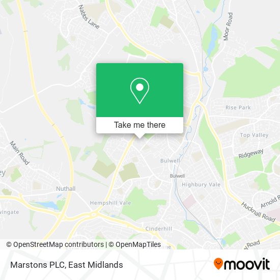 Marstons PLC map