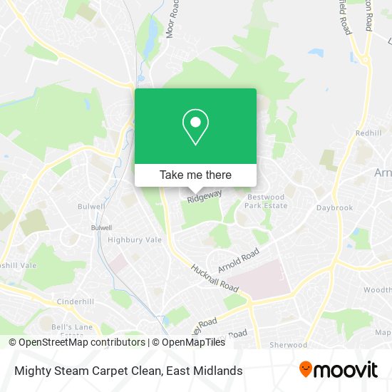 Mighty Steam Carpet Clean map