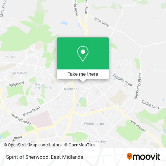 Spirit of Sherwood map