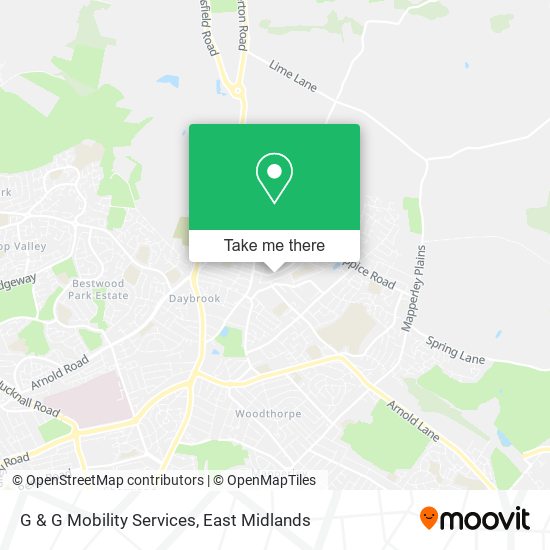 G & G Mobility Services map