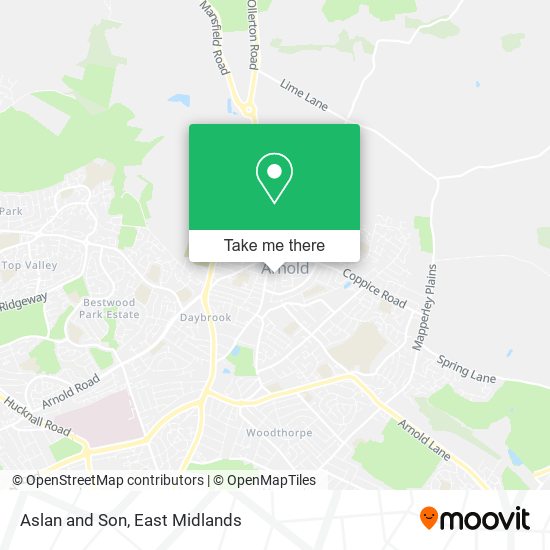Aslan and Son map
