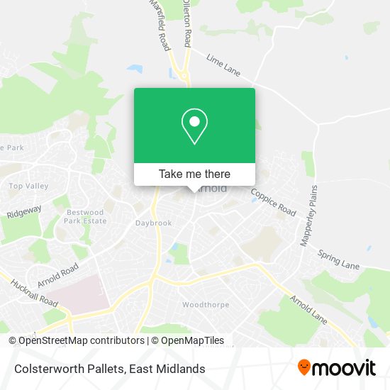 Colsterworth Pallets map