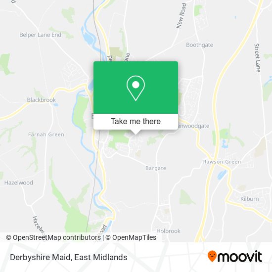 Derbyshire Maid map