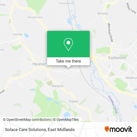 Solace Care Solutions map