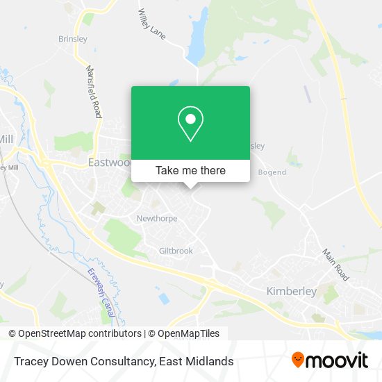 Tracey Dowen Consultancy map