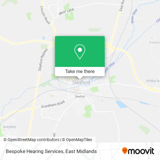 Bespoke Hearing Services map