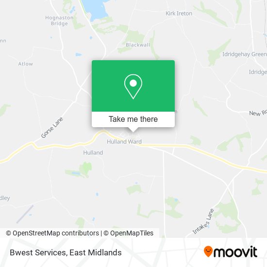Bwest Services map