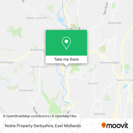 Noble Property Derbyshire map