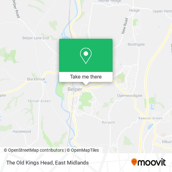 The Old Kings Head map
