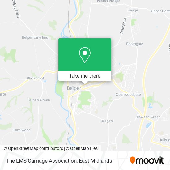 The LMS Carriage Association map