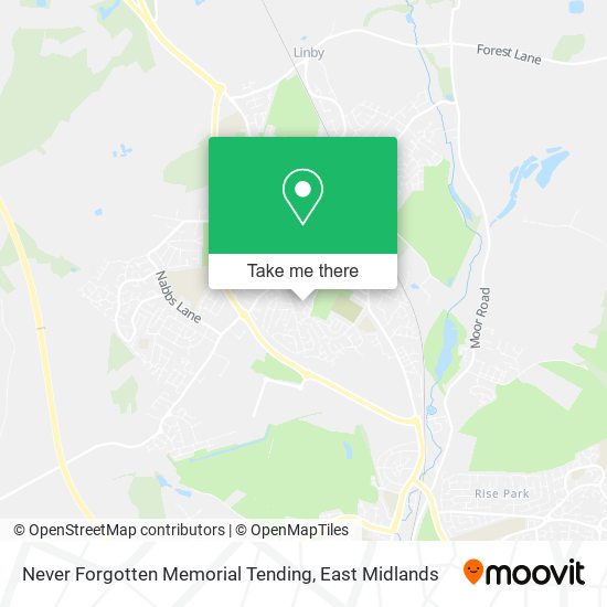 Never Forgotten Memorial Tending map