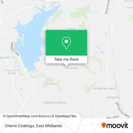 Chevin Coatings map