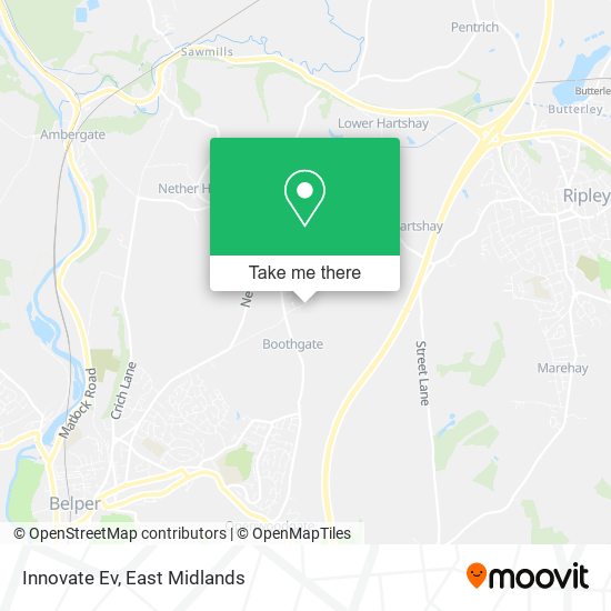 Innovate Ev map