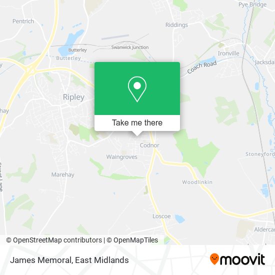 James Memoral map