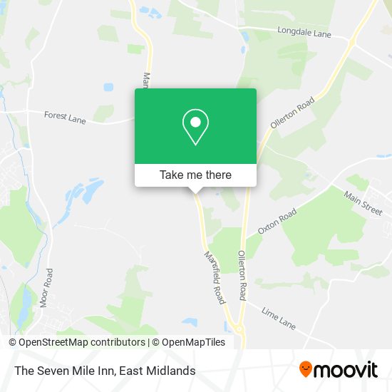 The Seven Mile Inn map