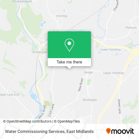 Water Commissioning Services map