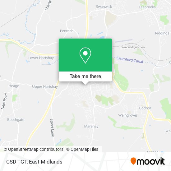 CSD TGT map