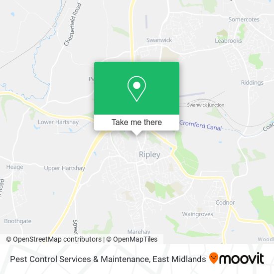 Pest Control Services & Maintenance map