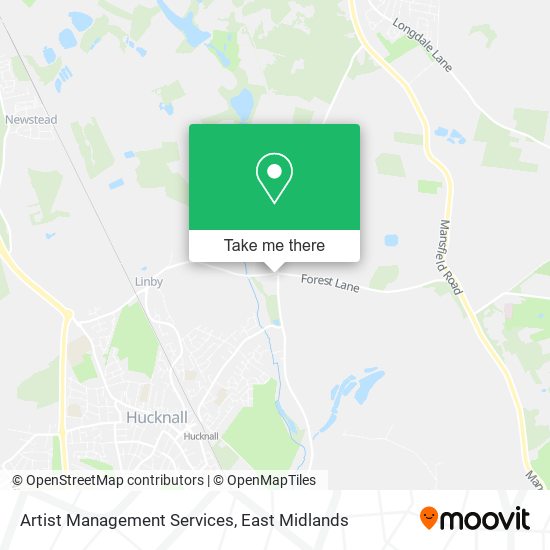 Artist Management Services map