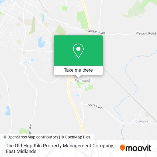 The Old Hop Kiln Property Management Company map