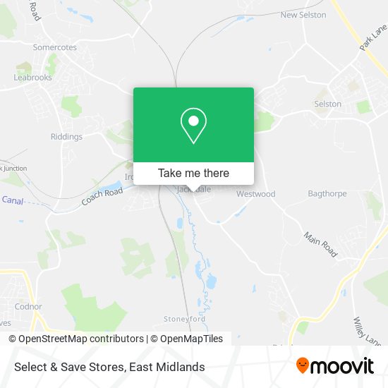 Select & Save Stores map