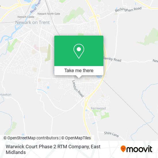 Warwick Court Phase 2 RTM Company map