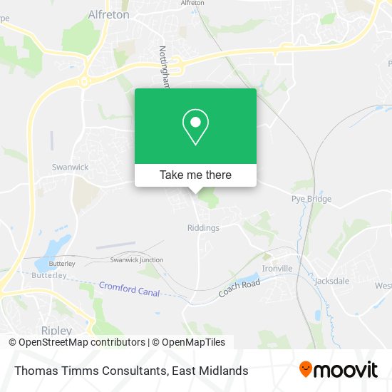 Thomas Timms Consultants map