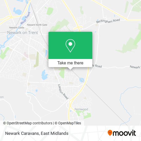 Newark Caravans map