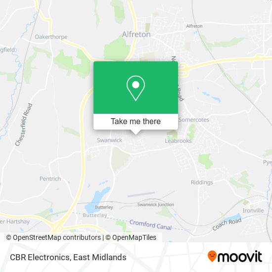 CBR Electronics map