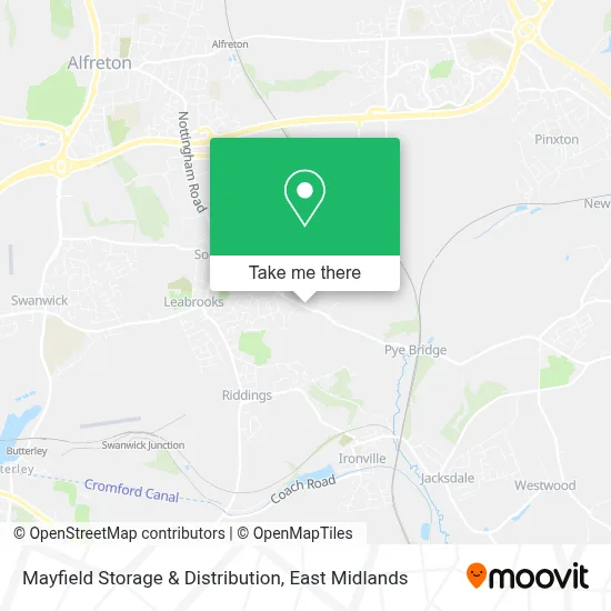 Mayfield Storage & Distribution map