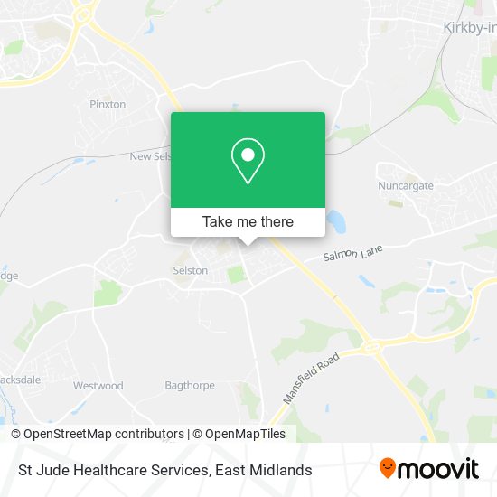 St Jude Healthcare Services map