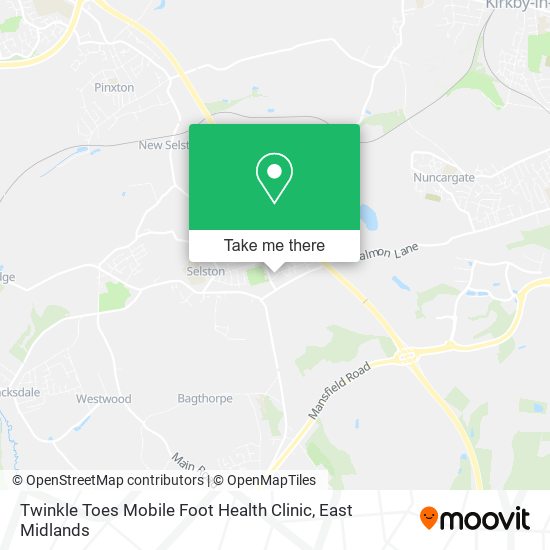 Twinkle Toes Mobile Foot Health Clinic map