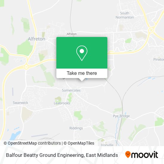 Balfour Beatty Ground Engineering map