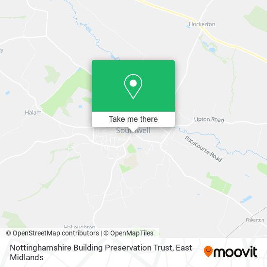 Nottinghamshire Building Preservation Trust map