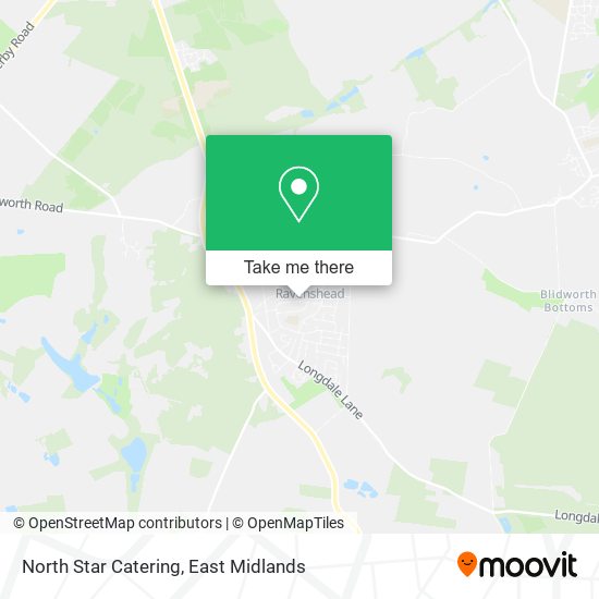 North Star Catering map