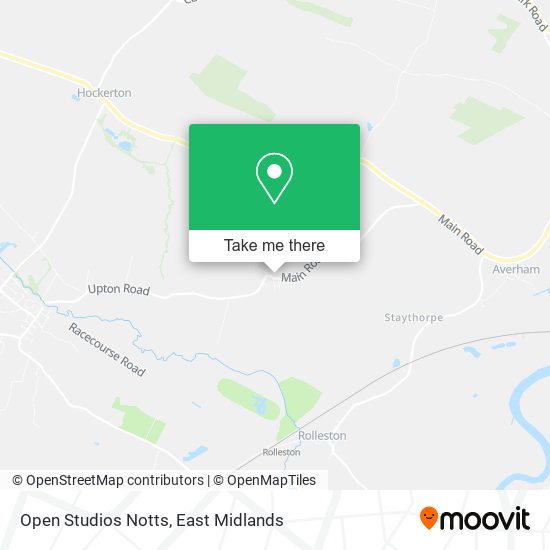 Open Studios Notts map