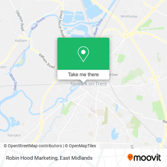 Robin Hood Marketing map