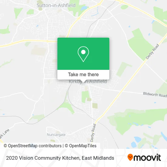 2020 Vision Community Kitchen map