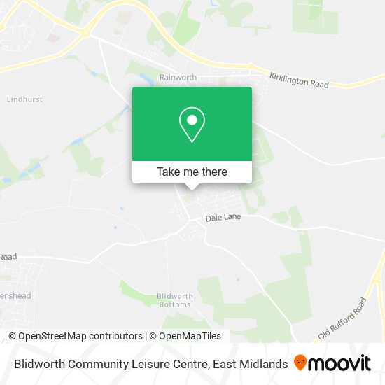 Blidworth Community Leisure Centre map