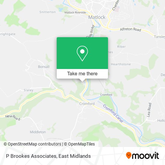 P Brookes Associates map