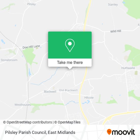 Pilsley Parish Council map